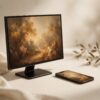 monitor smartphone vignette